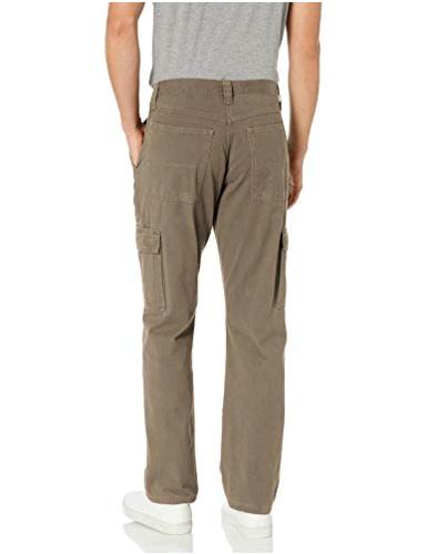 wrangler men's classic twill relaxed fit cargo pant