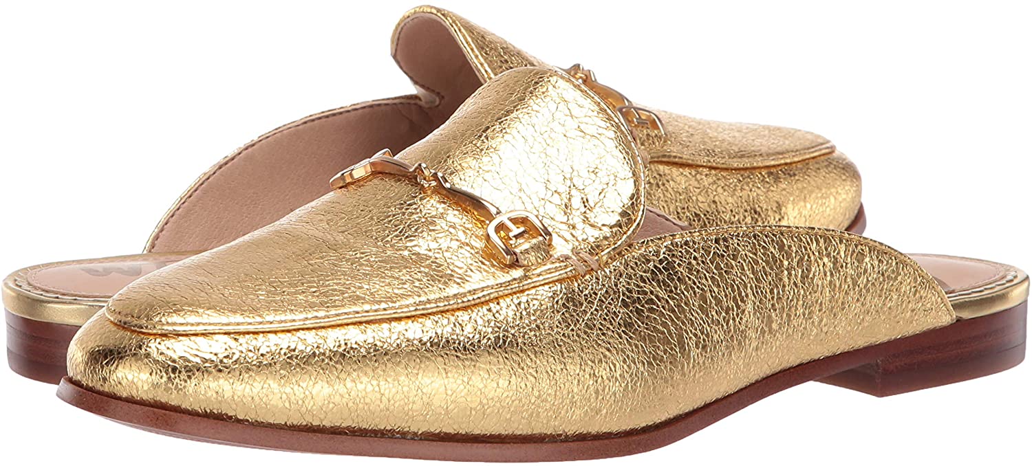 Sam Edelman Women's Linnie Mule, Bright Gold, Size 8.0 FQDB | eBay