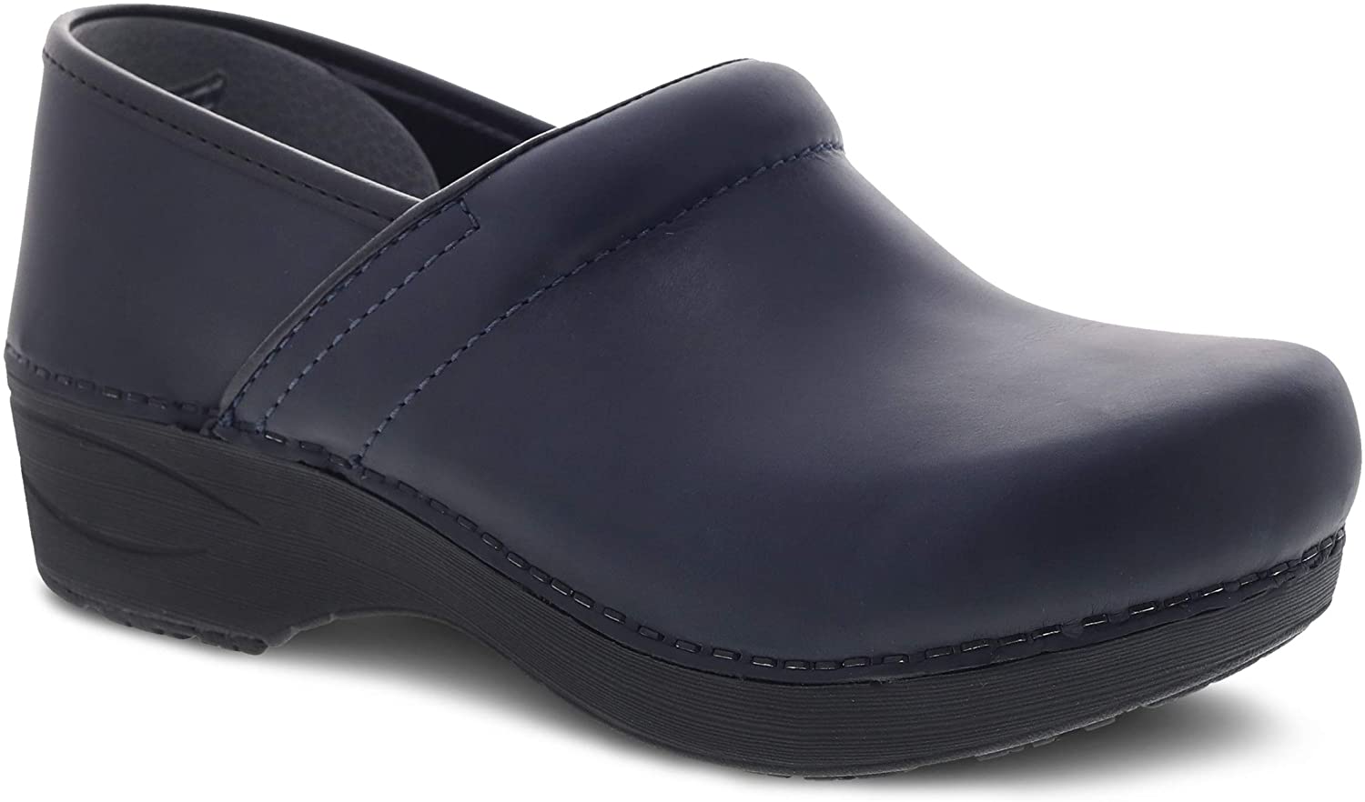 Dansko Womens Floral Tooled Leather Closed Toe Clogs, Navy Waterproof ...