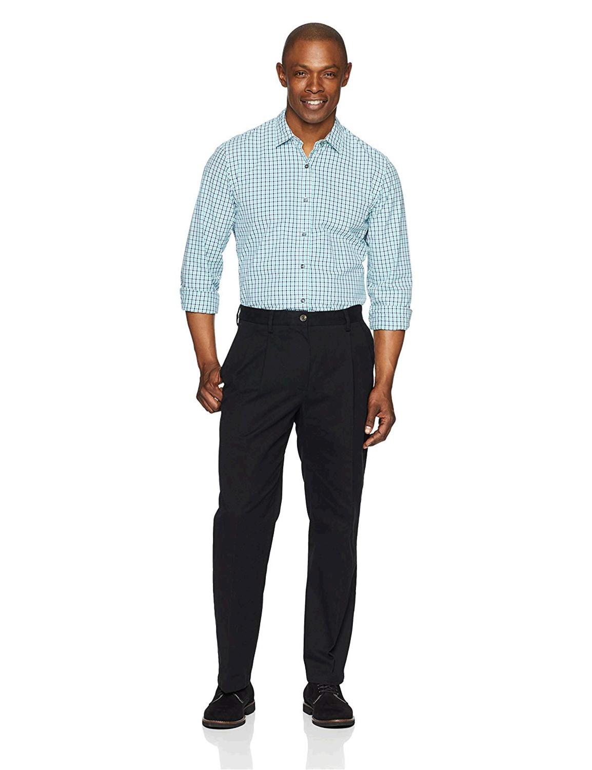 Essentials Men's Classic-Fit, True Black, Size 42W x 29L | eBay