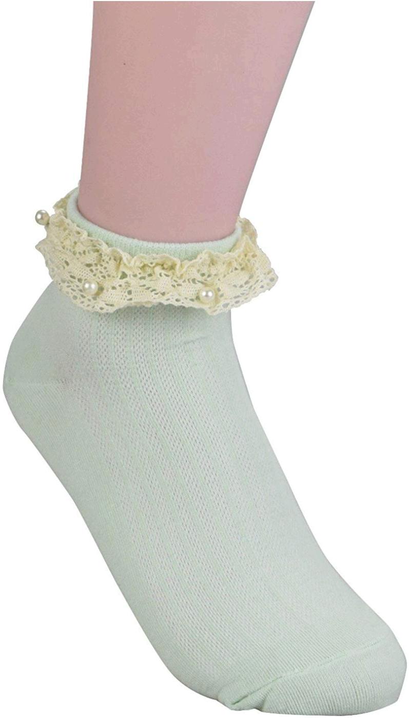 lace top socks womens