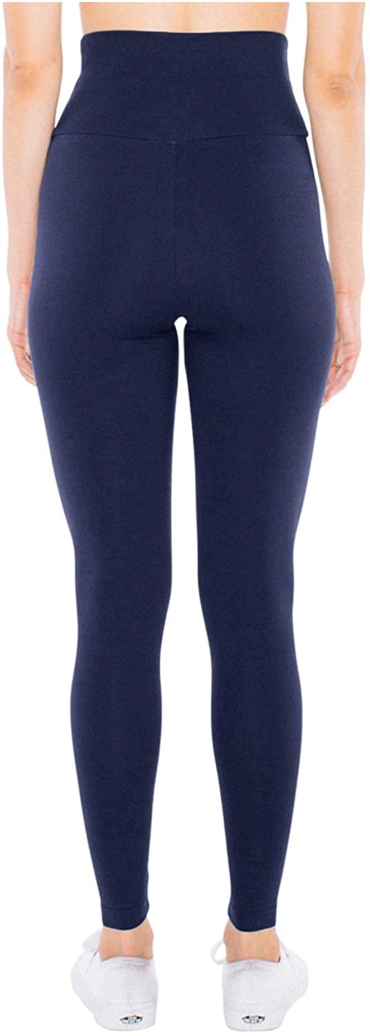 American Apparel Womens Cotton Spandex Jersey High-Waist Leggings
