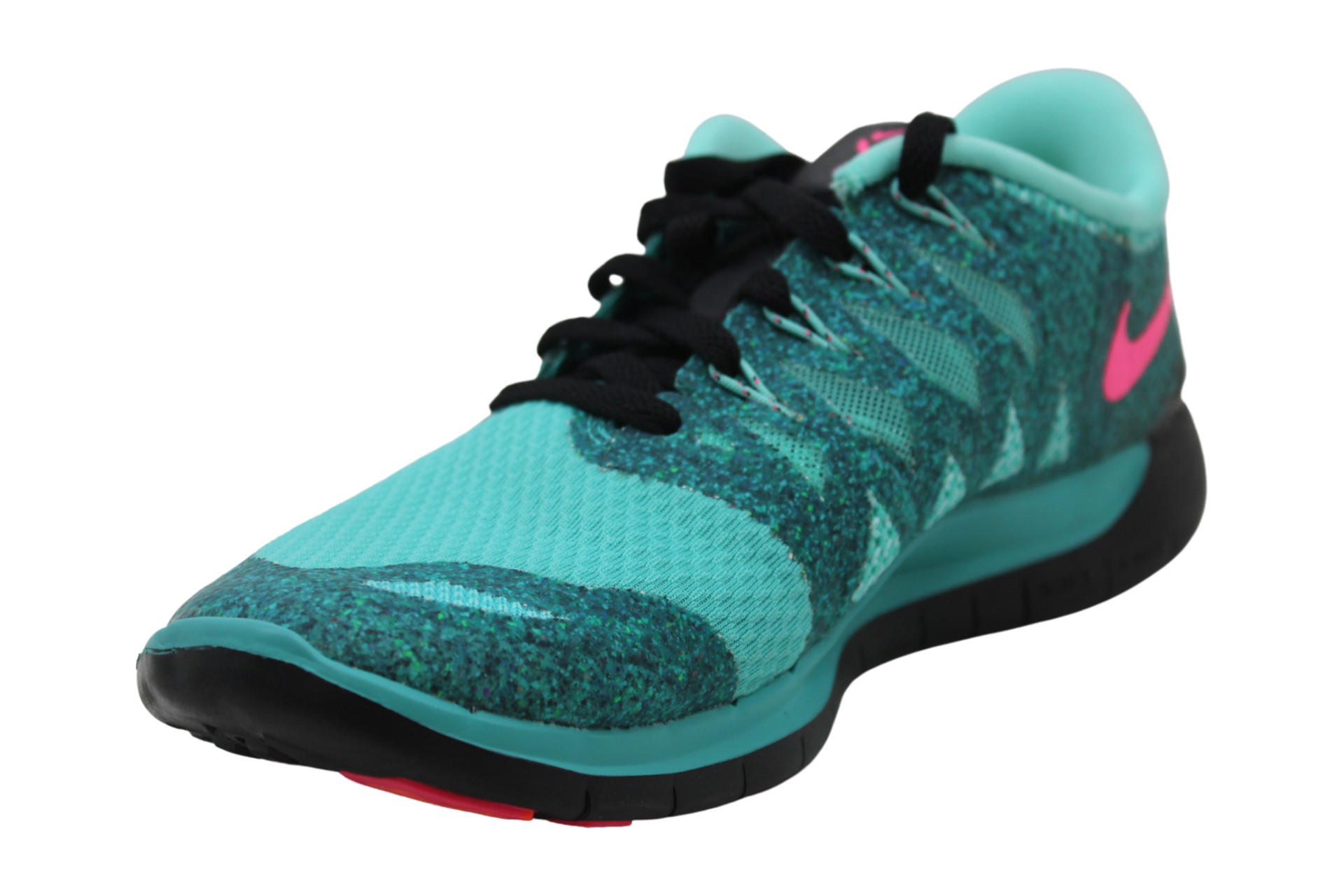 Nike Womens Free 5.0 Low Top Lace Up Running Sneaker, Blue ...
