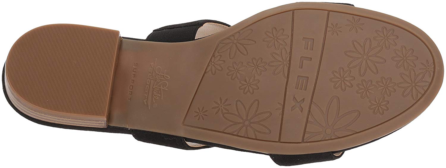 LifeStride Womens Camille Open Toe Casual Slide Sandals, Black, Size 6.0 f3Qz | eBay