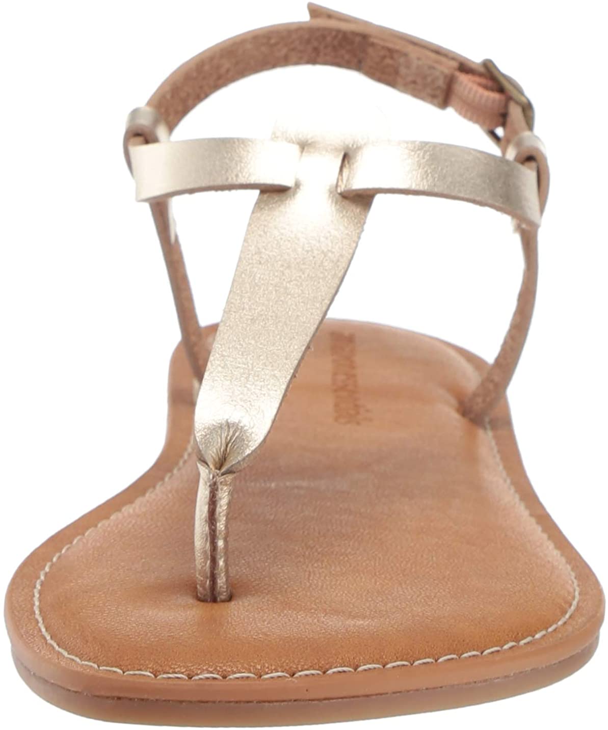Essentials Women's Casual Thong with Ankle Strap Sandal 