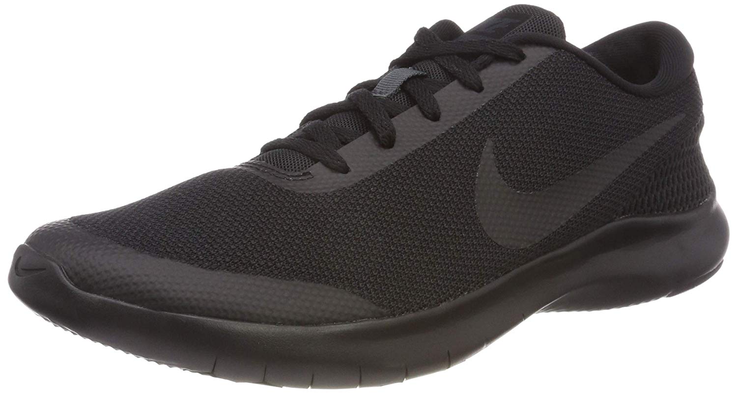 Nike Mens flex experience rn 7 Fabric Low Top Lace Up Running, Black ...
