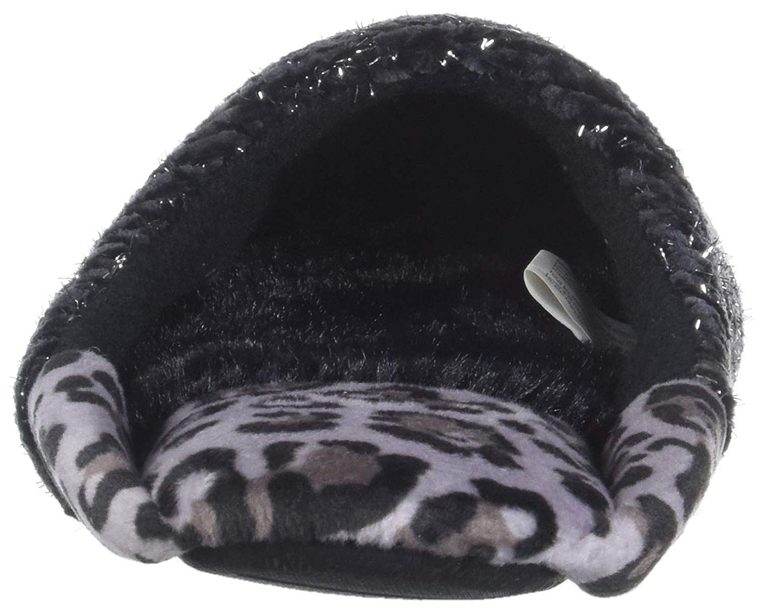 Dearfoams Womens Chenille Closed Toe Slip On Slippers, Black, Size 9.0 91217140733 | eBay