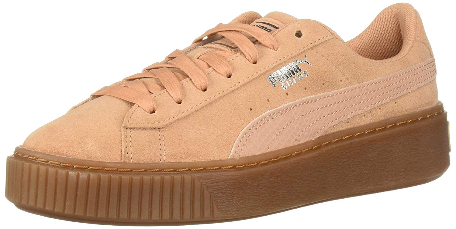 puma platform sneakers pink