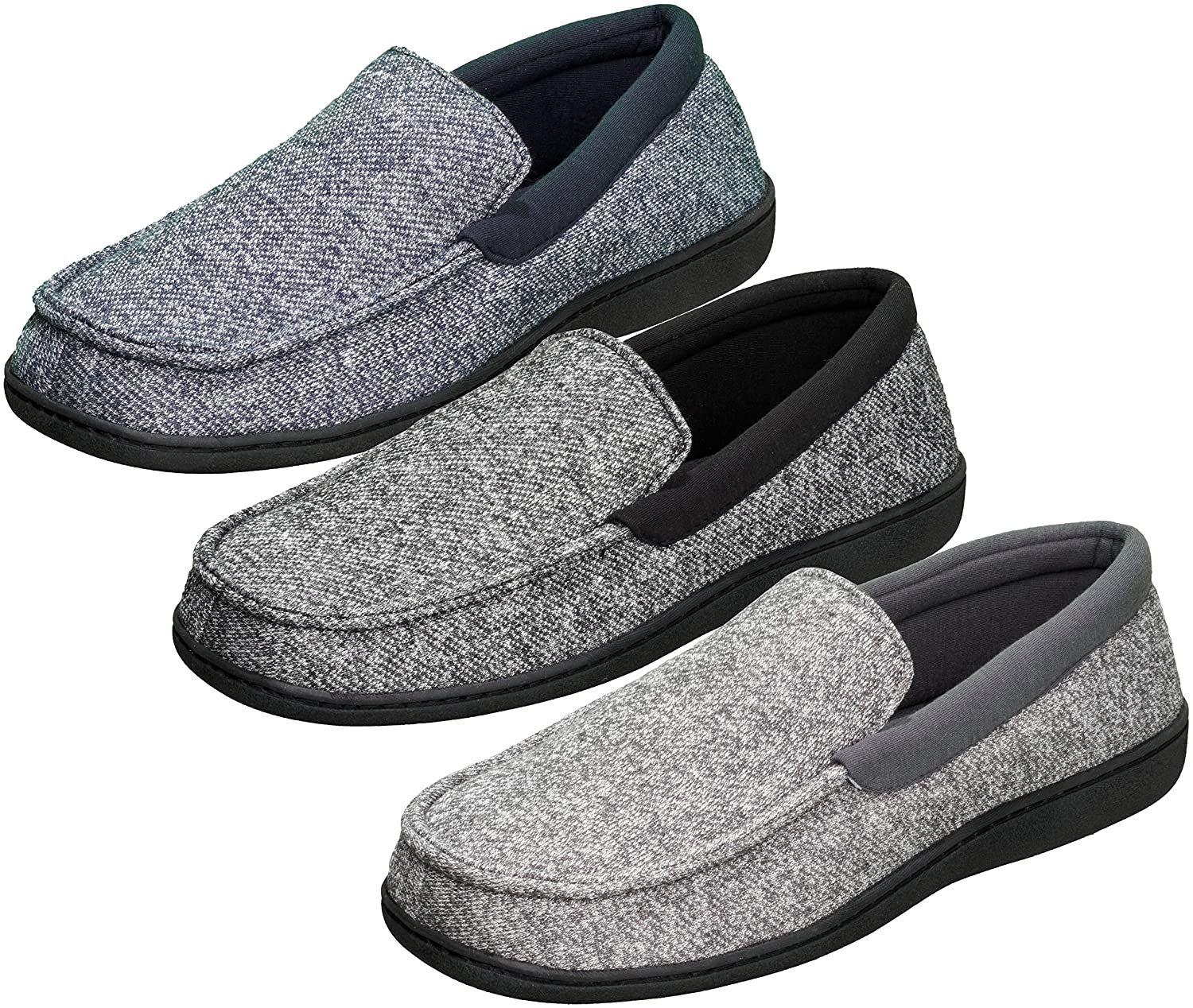 hanes men's slippers house shoes moccasin