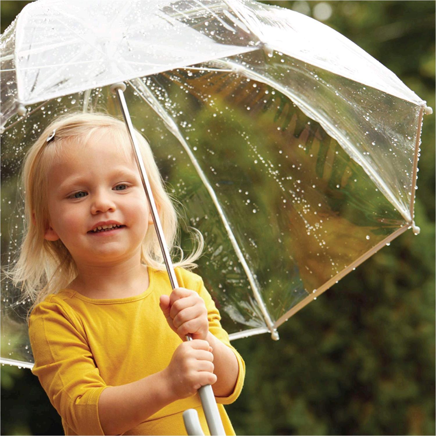 Totes Kid39s Bubble Umbrella With Easy Grip Handle Clear Bubble Size