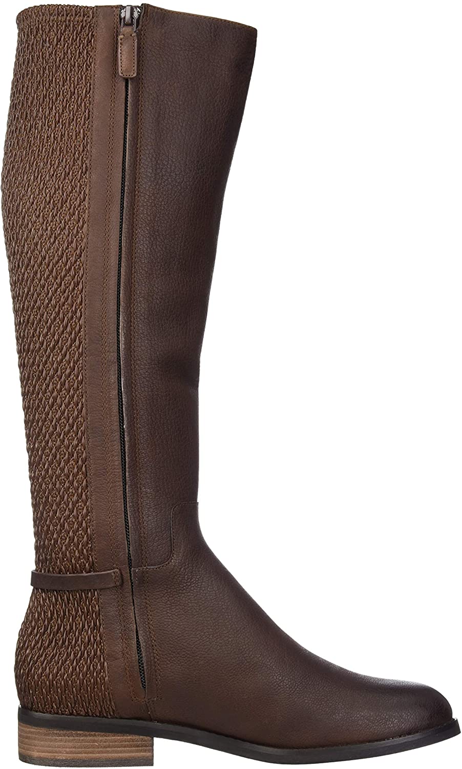 Cole Haan Women's Isabell Stretch Boot Mid, Dark Ch Chestnut Leather