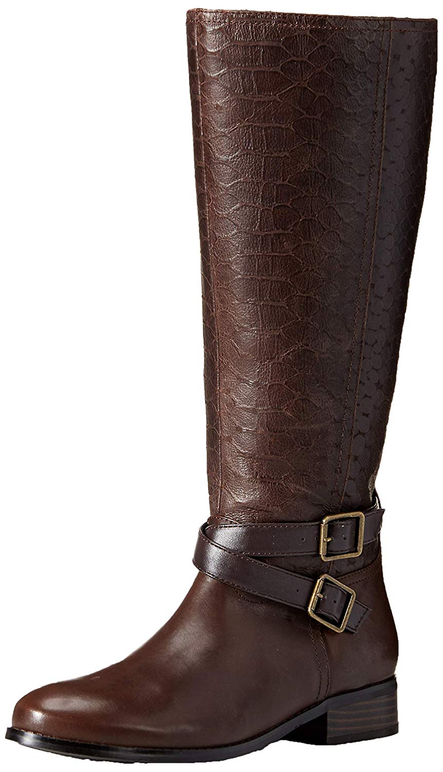 Trotters Womens Liberty Almond Toe Knee High Fashion Boots, Brown, Size ...