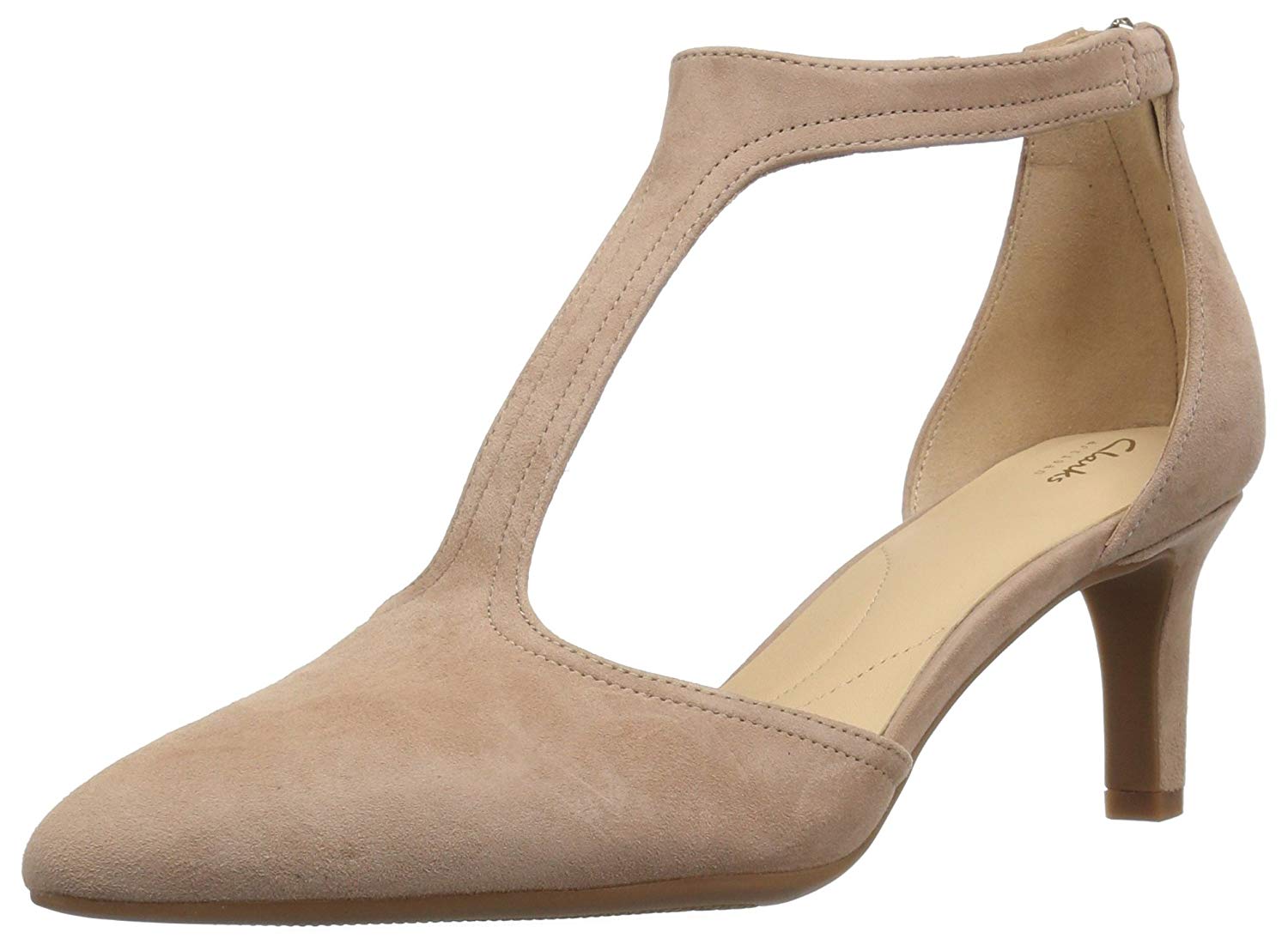 clarks sheer lily leather pumps