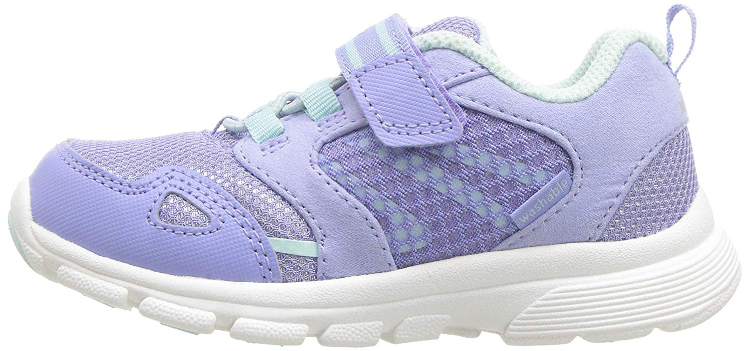 Kids Stride Rite Girls BB57238 Leather Low, Purple/Aqua, Size Little