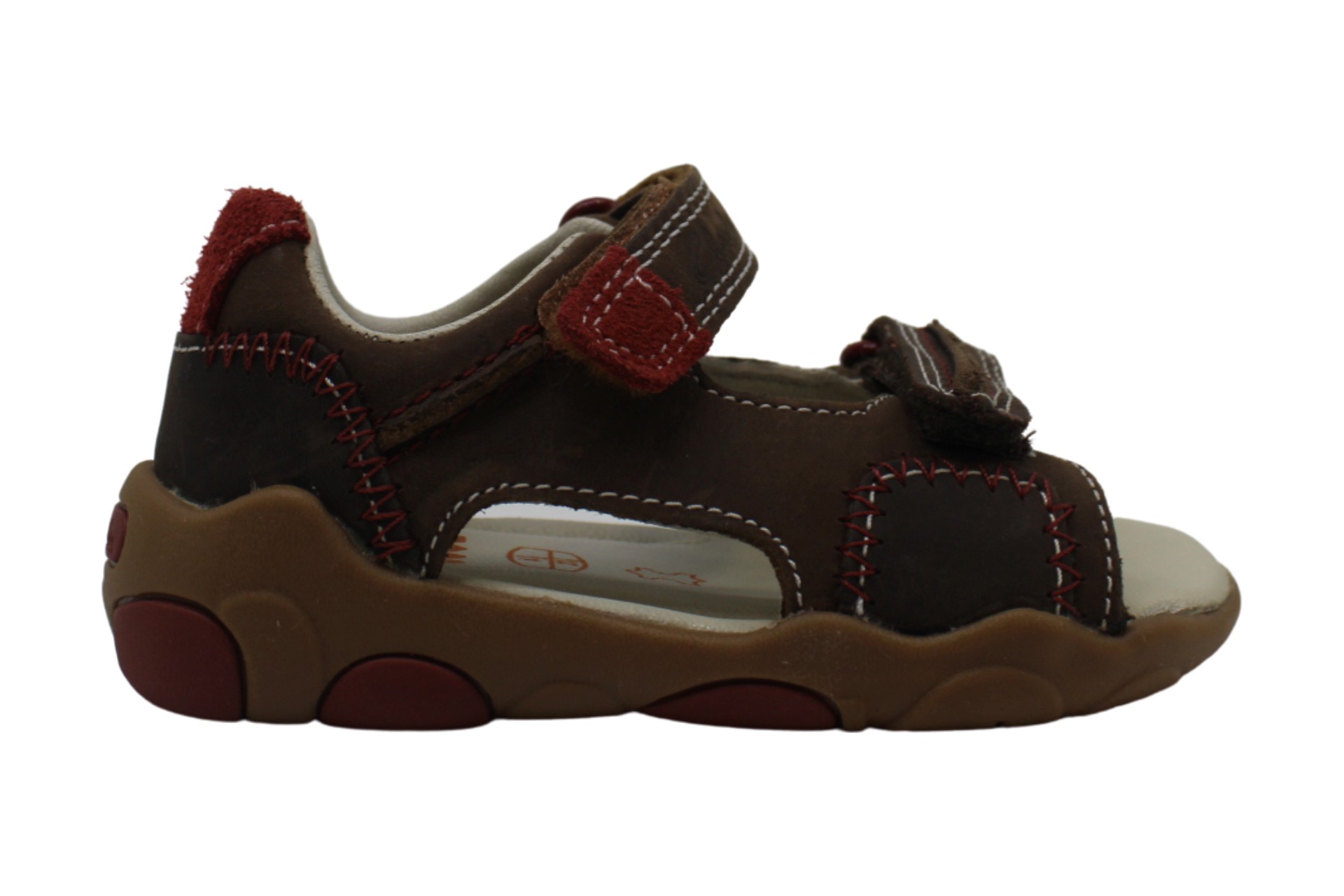 Clarks Children Shoes 26100239 Leather, Brown/burgundy