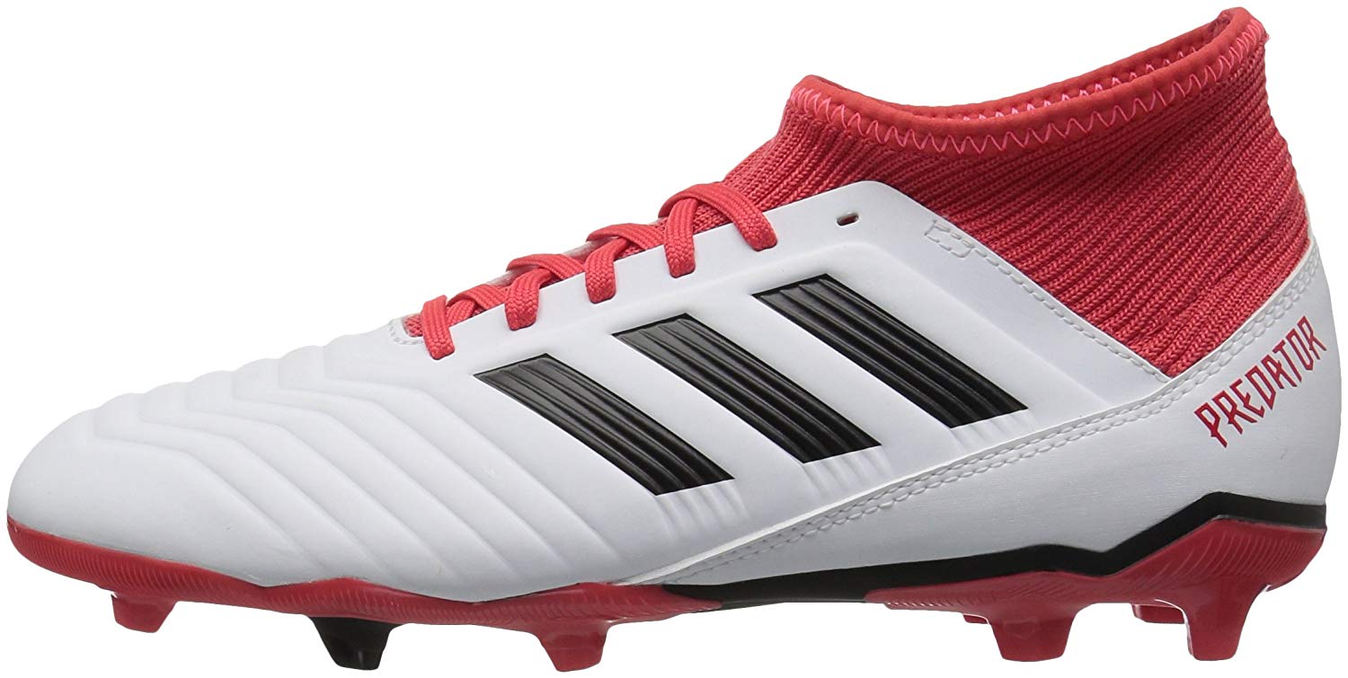 white predator cleats