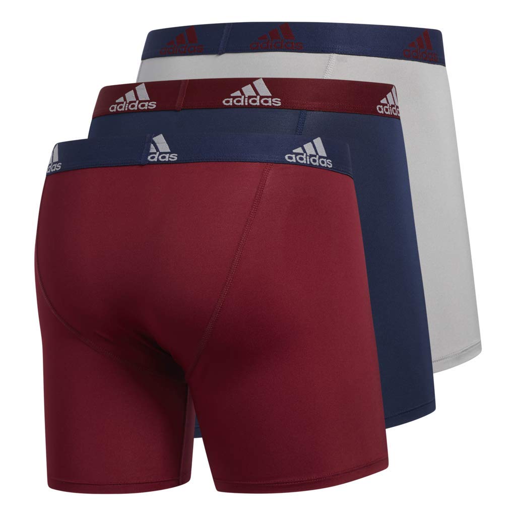 adidas Men's Climalite Boxer Briefs Underwear (3-Pack),, Red, Size ...