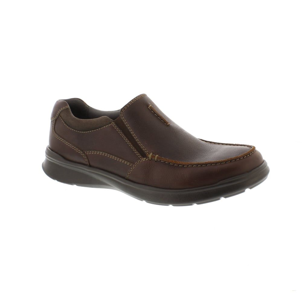 CLARKS Mens cotrell free Round Toe Slip On Shoes, Brown oiled, Size 10. ...