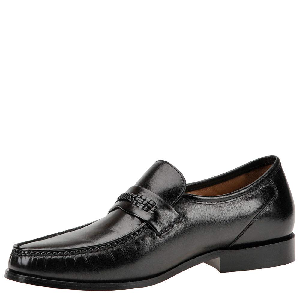 Diplomats Mens Moc Closed Toe Slip On Shoes, Black, Size