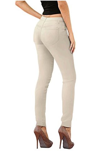 winter white skinny pants