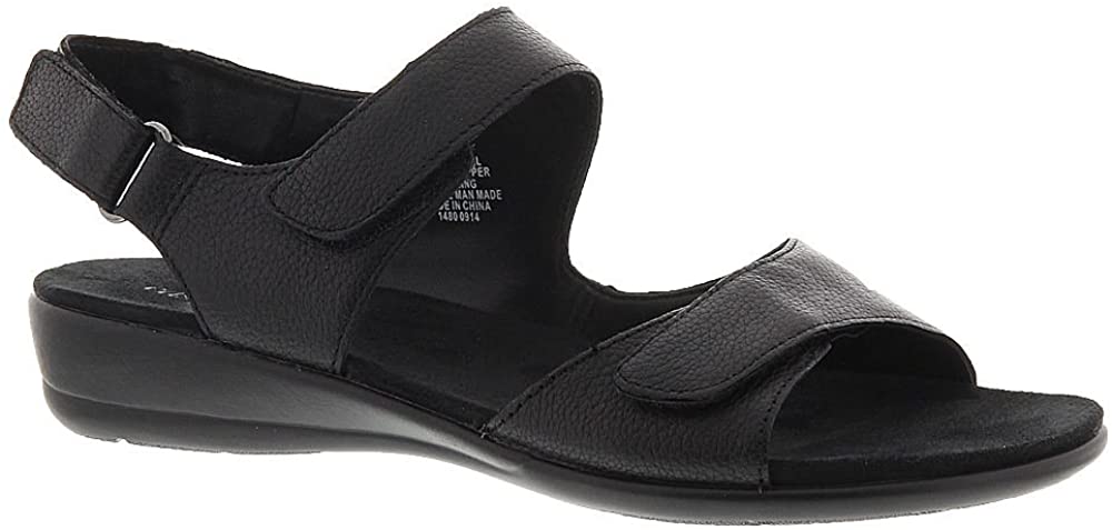 easy spirit black sandals