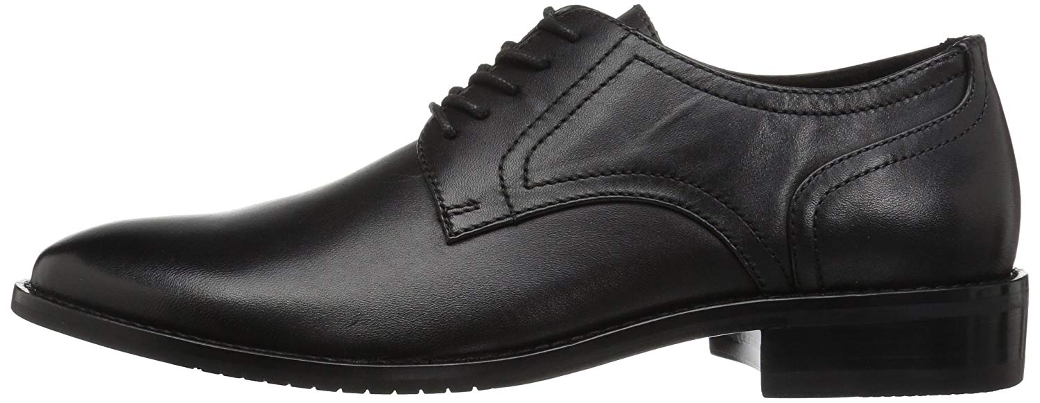 Brand - 206 Collective Men's Concord Plain-Toe, Black Leather, Size 9.5 ...