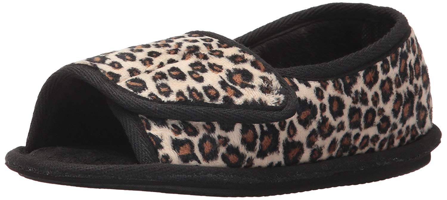 Daniel Green Womens Tara II Open Toe Slip On Slippers