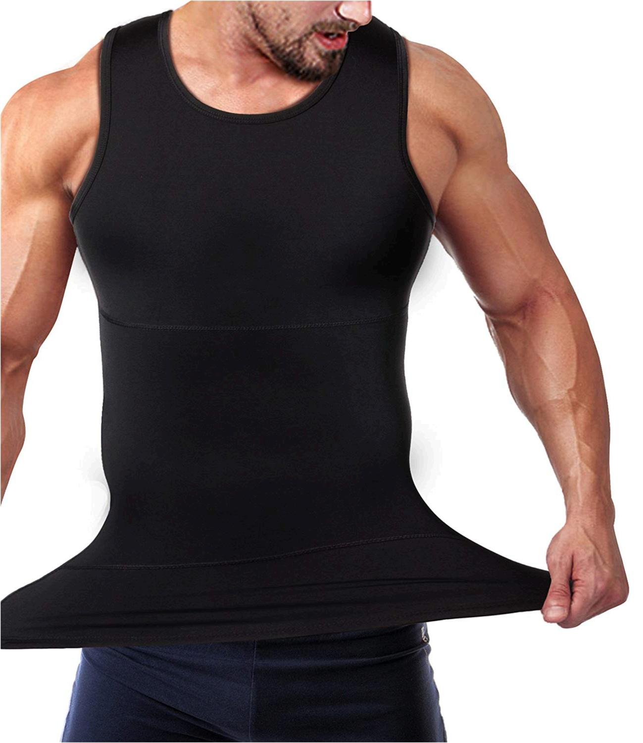 mens compression shirt slimming