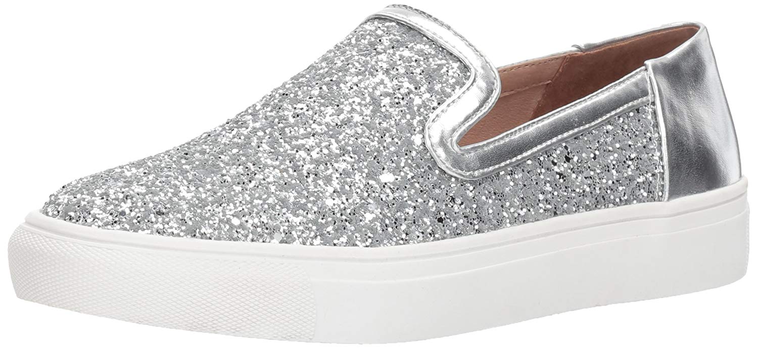steve madden silver sparkle shoes