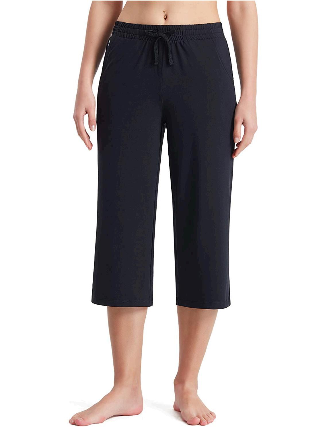 Capri Yoga Pants Flared Leg