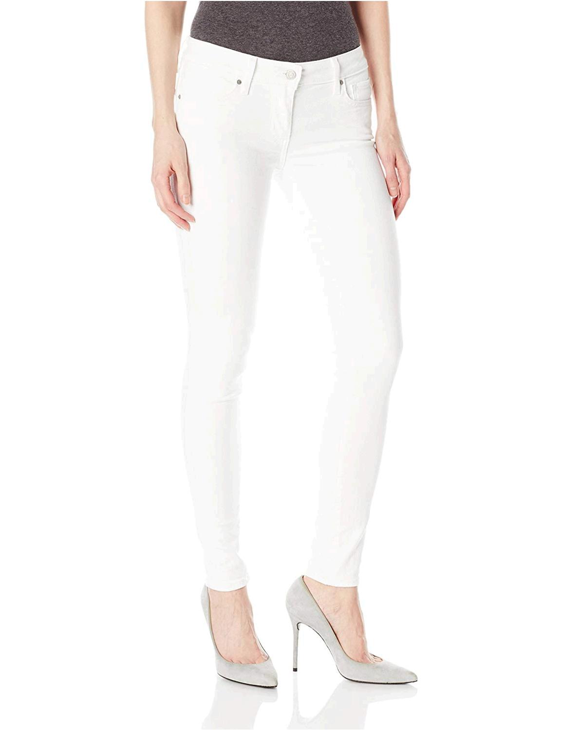 Levi's Women's 711 Skinny Jeans, Soft Clean White, 28, White, Size 28 ...