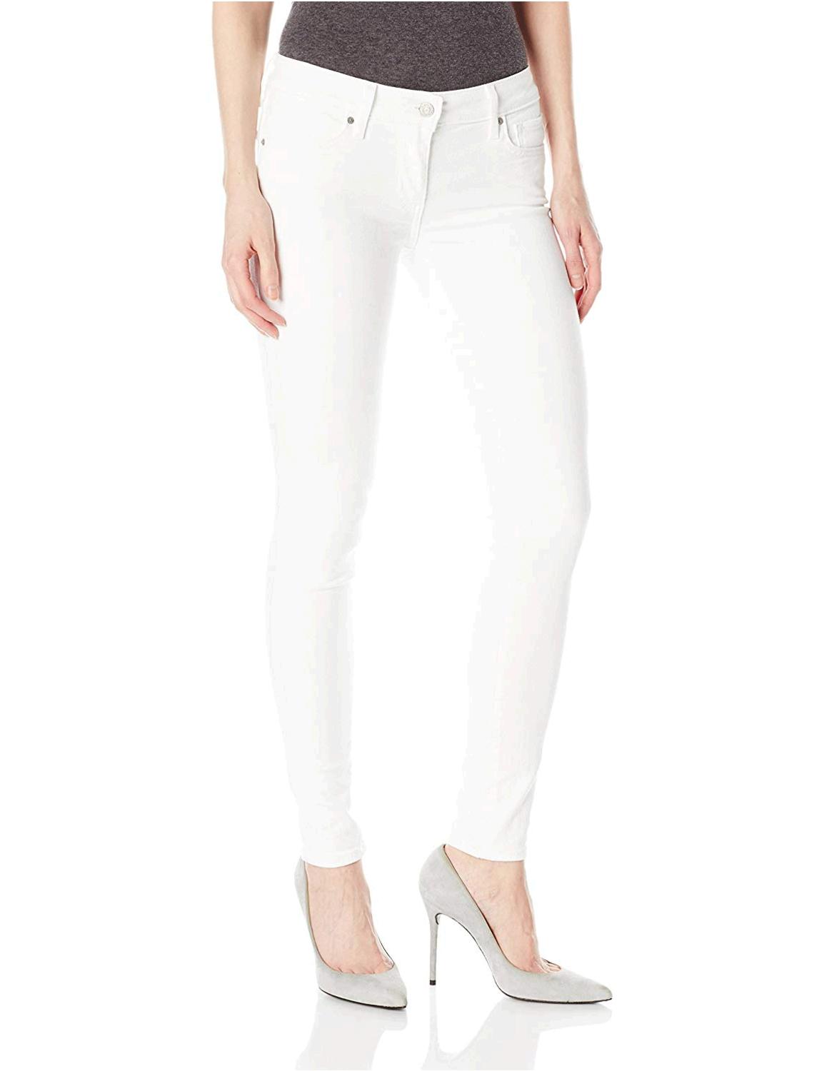 levi's 711 white jeans