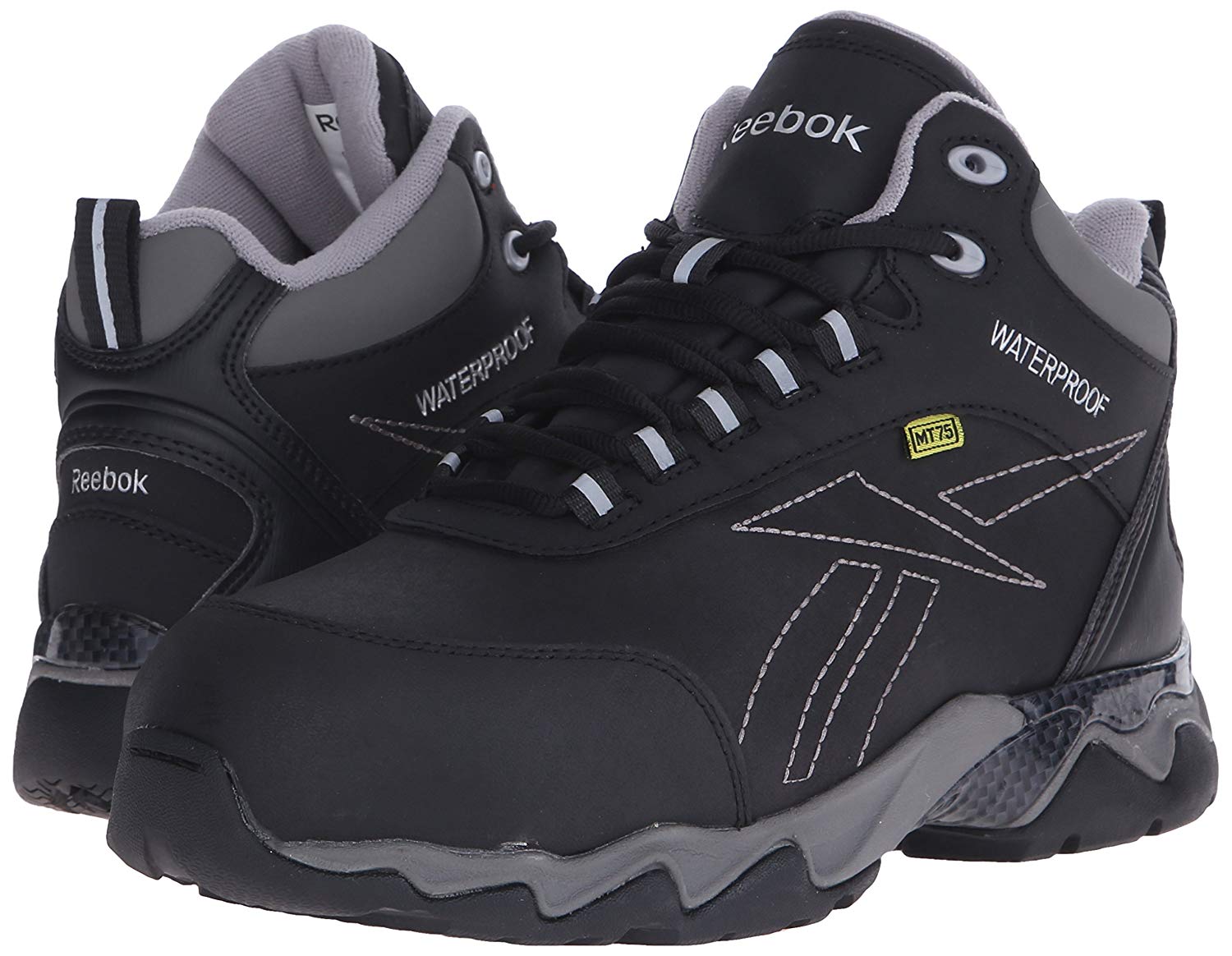 Reebok Work Mens Beamer Rb1067 Composite Toe Met Guard Hiker Black Size 110 Ebay 8887