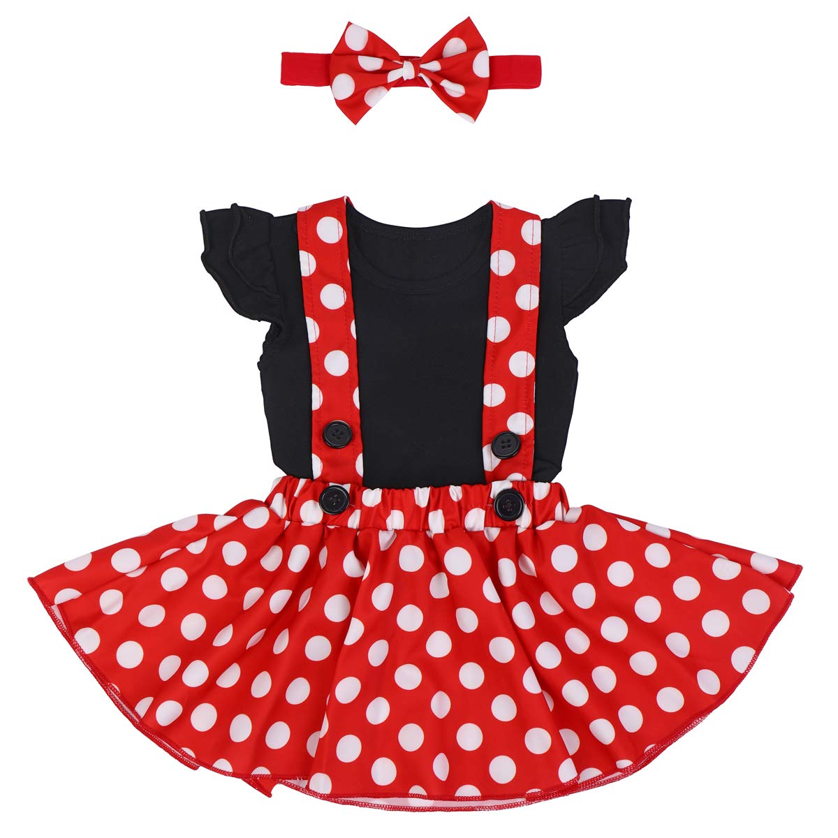 Minnie Costume Infant Toddler Girl Tutu Dress Outfit, Red, Size Toddler ...