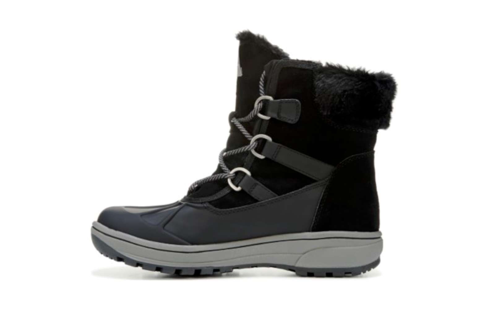 Bare Traps Womens danula Almond Toe Ankle Cold Weather Boots, Black ...