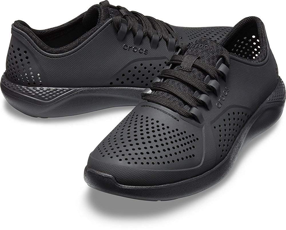 Crocs Men's LiteRide Pacer Sneaker, Black/Black, Size 12.0 hiRq | eBay