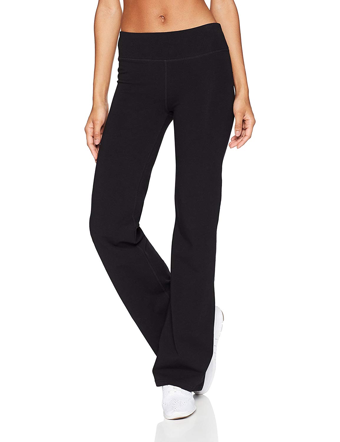 Starter Women's Performance Cotton Yoga Pants, , Black, Size X-Small ...