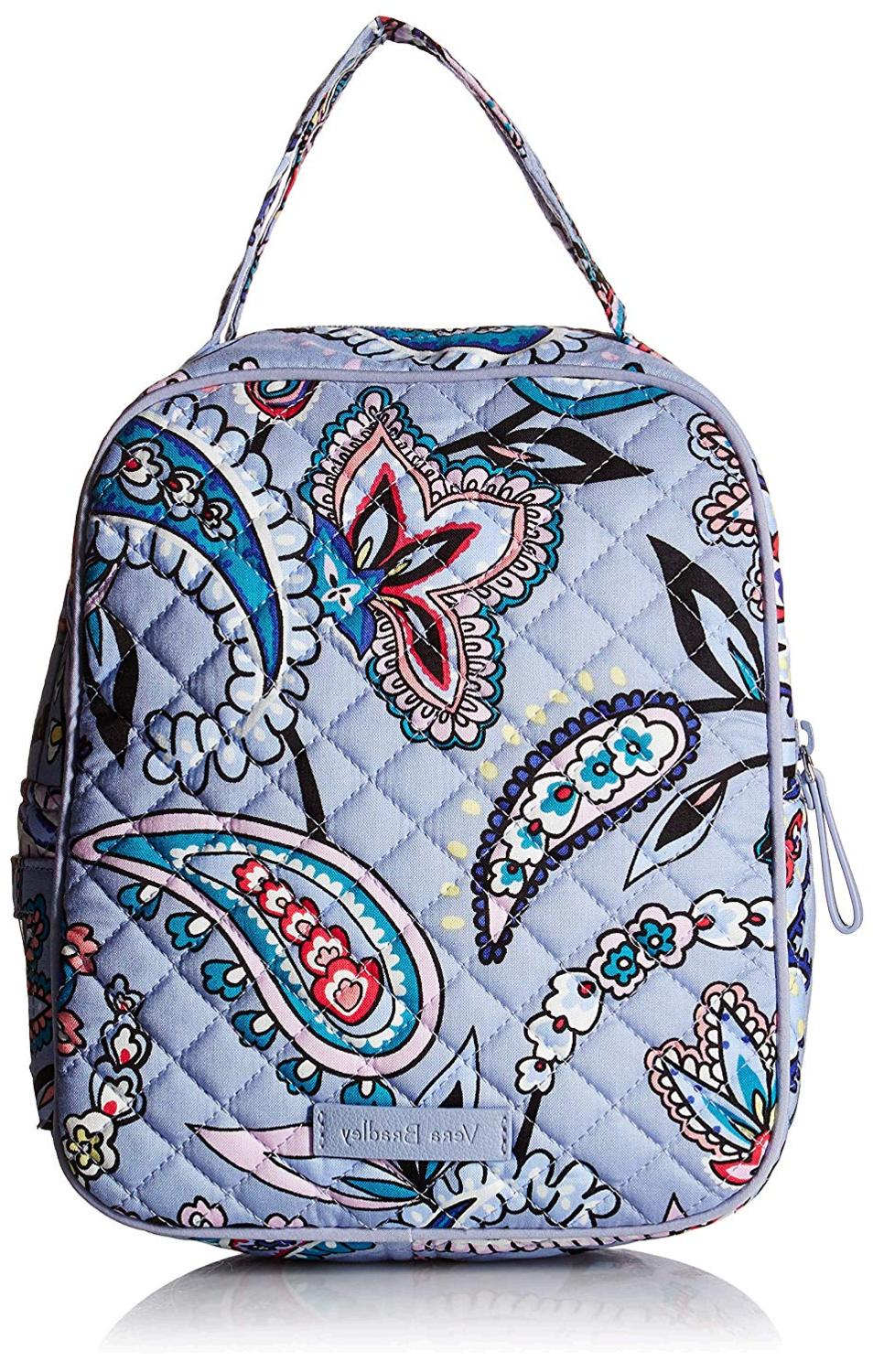 vera bradley gramercy paisley lunch bag