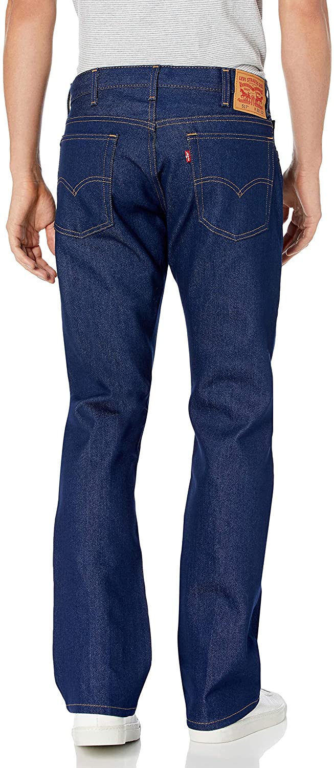 Levi's Men's 517 Boot Cut Jean, Medium Stonewash,, Indigo Flex, Size ...