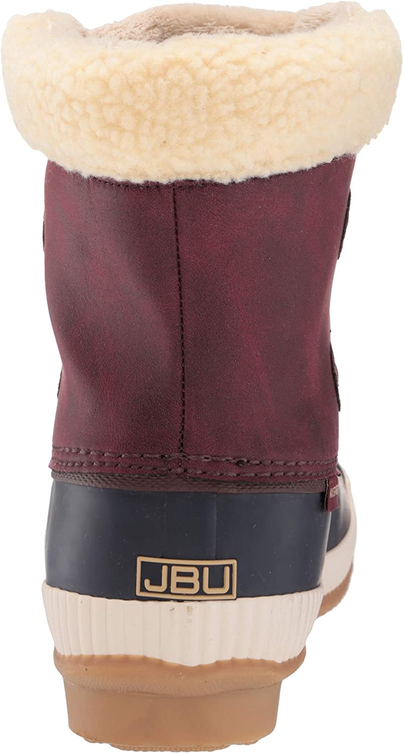 jbu by jambu cleveland waterproof faux shearling lined duck boot