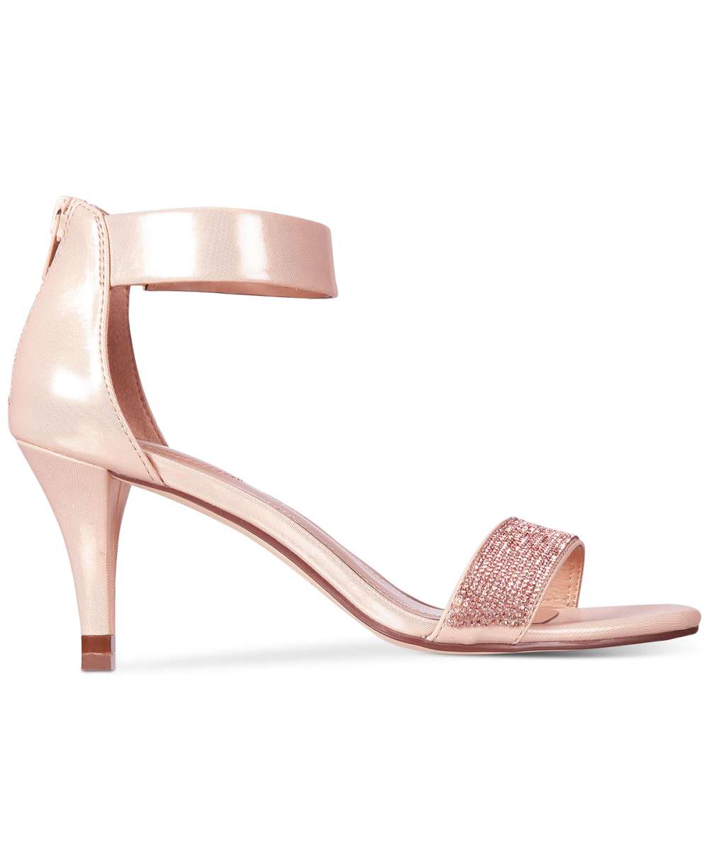 rose gold ankle strap