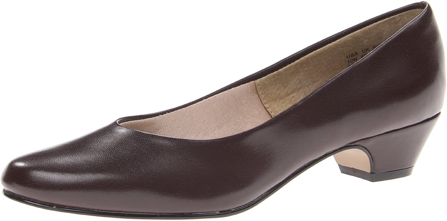 Hush Puppies Women's Angel Ii Dress Pump, Brown Smooth