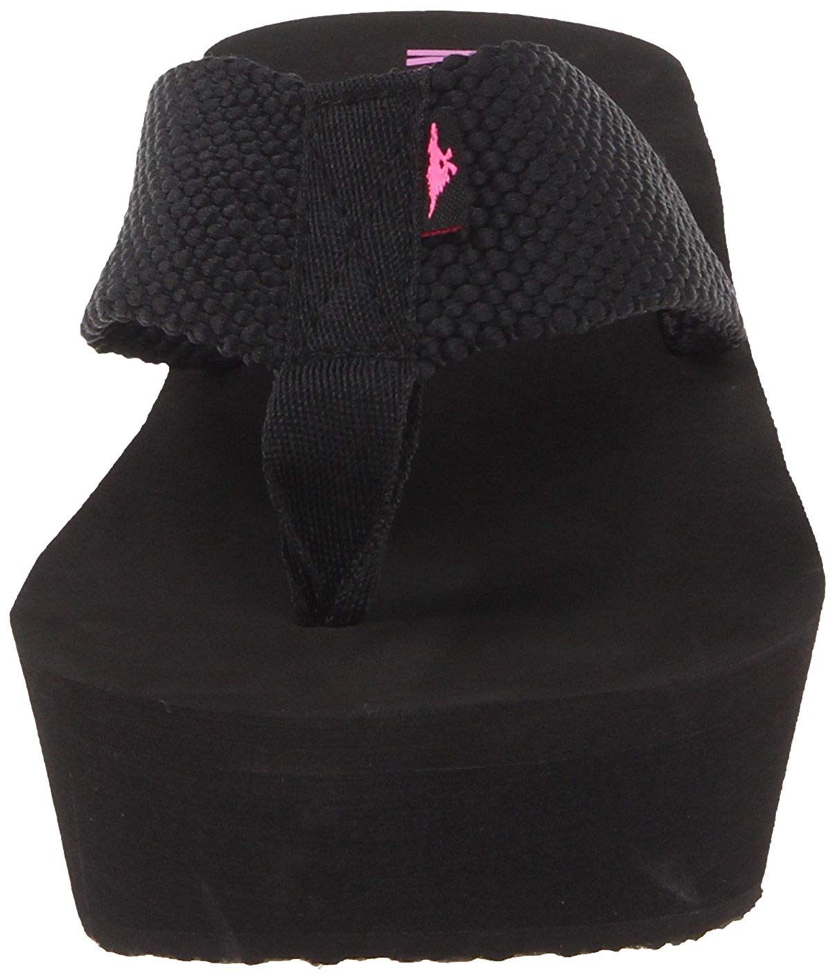 Rocket Dog Women's Diver Webbing Wedge Flip-Flop, Black, Size 7.0 YyBW | eBay