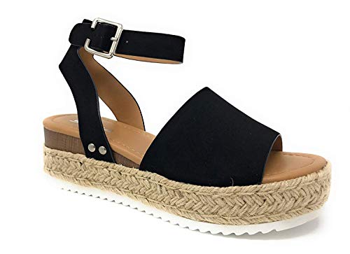 soda womens valett open toe casual ankle strap sandals