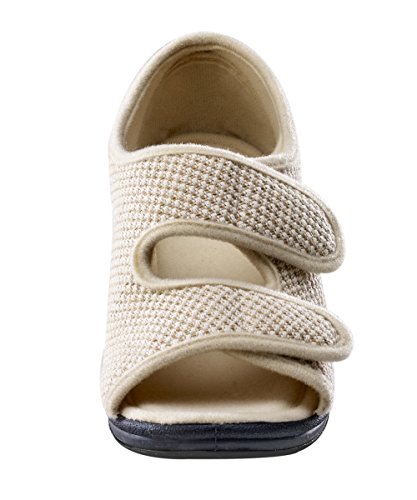 CEYANEAOMother sandals soft leather large size flat sandals summer casual comfortable non slip 