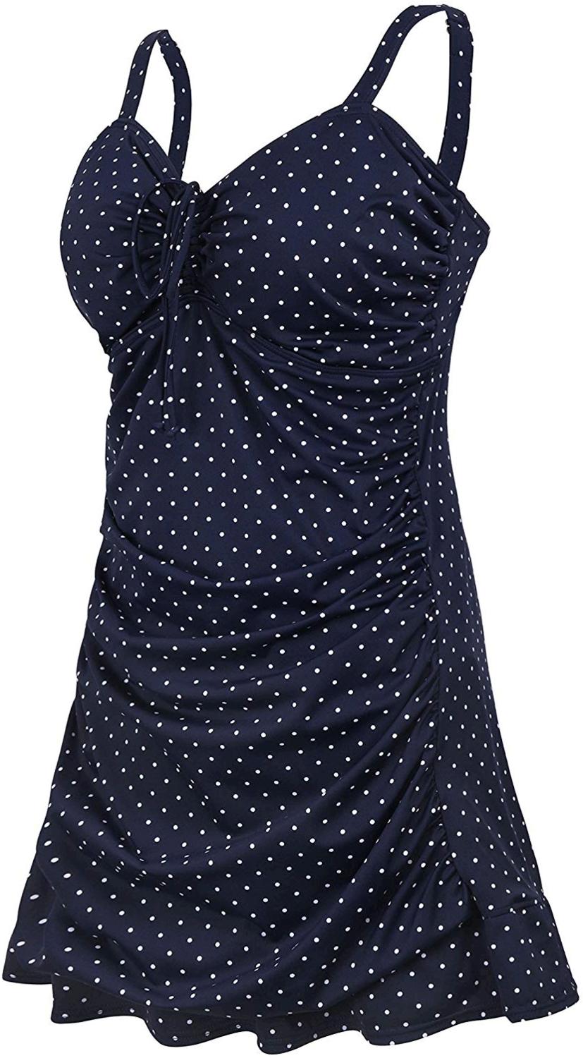 one piece swimsuit with skirt