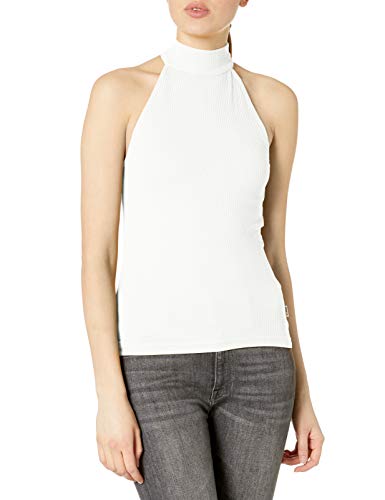 Download RVCA Women's Follow Me Mock Neck Tank Top, Vintage White ...