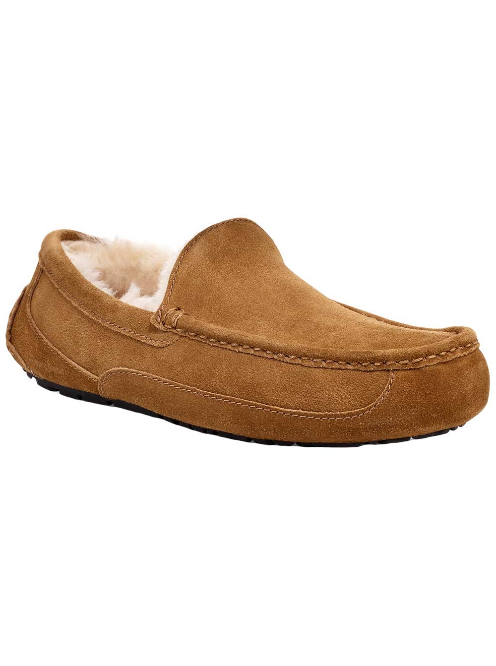 Ugg Australia Mens Ascot Suede Closed Toe Slip On Slippers, Chestnut ...