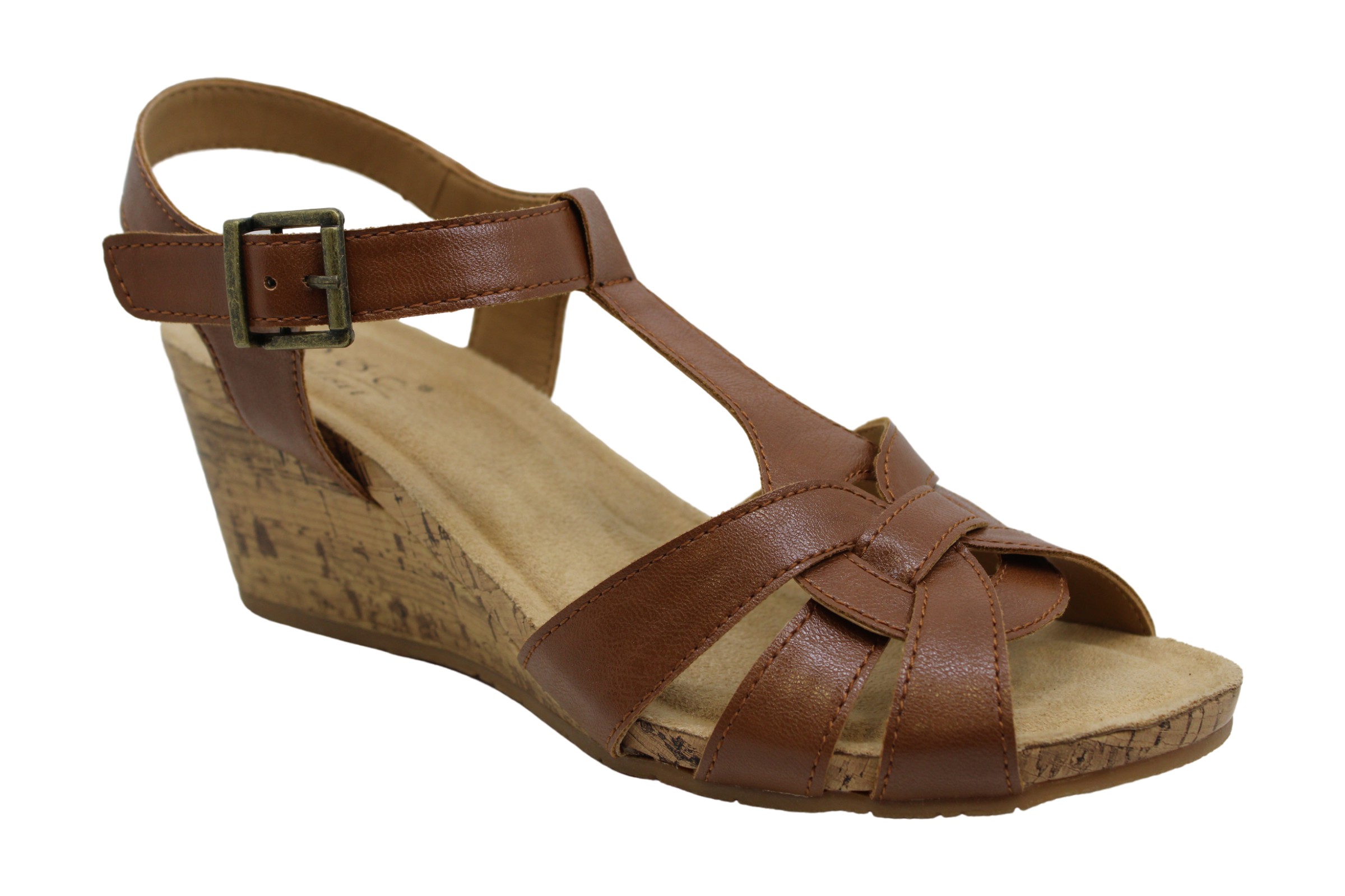 Women's BOC, Jaquet Wedge Sandal, Light Brown, Size 8.0 BpX3 | eBay