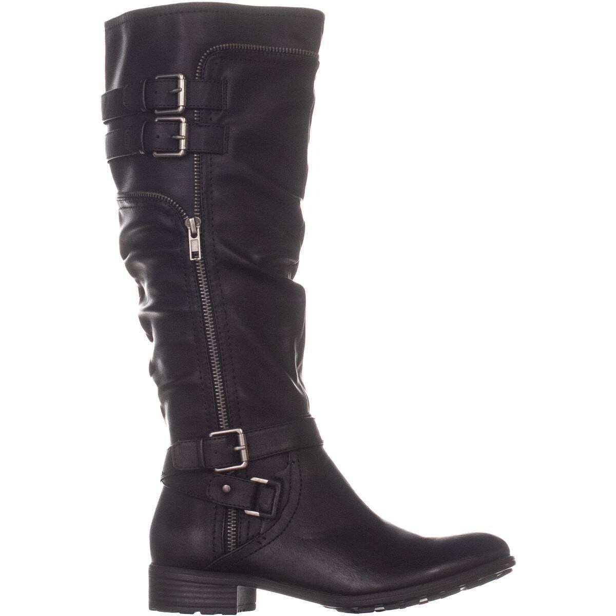 White Mountain Womens Remi Closed Toe Mid-Calf Fashion Boots, Black ...